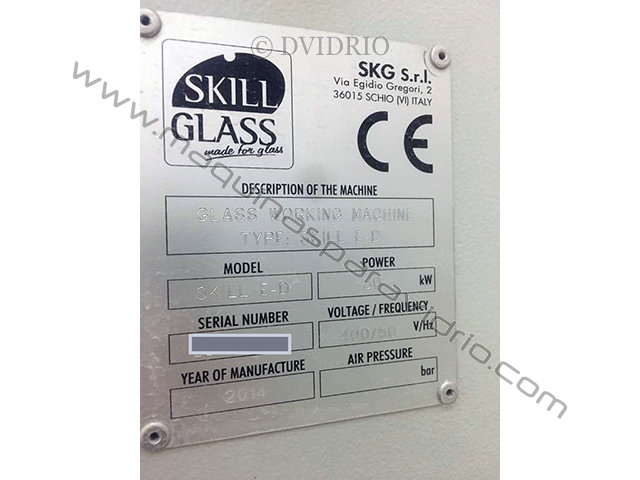 CONTROL NUMÉRICO (CNC) VERTICAL SKILL GLASS MOD. SKILL ED