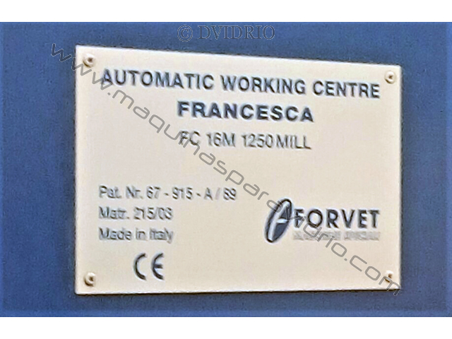 TALADRO HORIZONTAL FORVET MOD. FRANCESCA FC-16M 1250