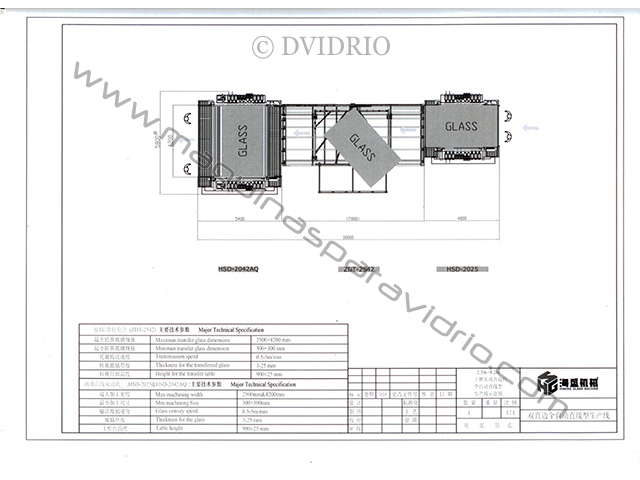 CANTEADORA BILATERAL PARA VIDRIO HISENG