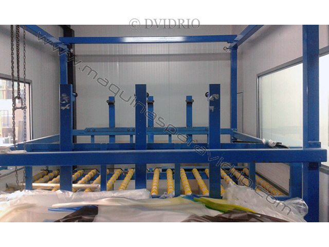 LINEA DE LAMINADO DE VIDRIO GLASS ROBOTS (SIN AUTOCLAVE)