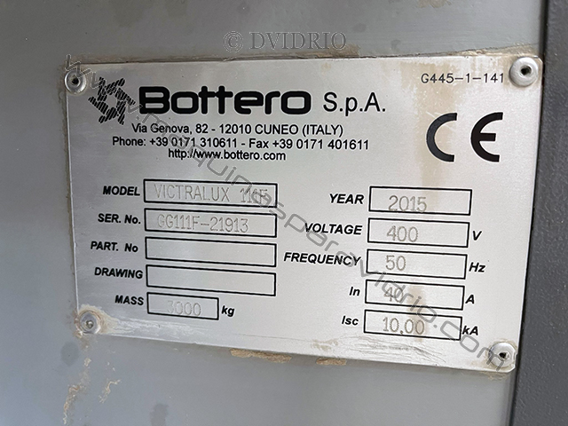 CANTEADORA RECTILINEA PARA VIDRIO BOTTERO