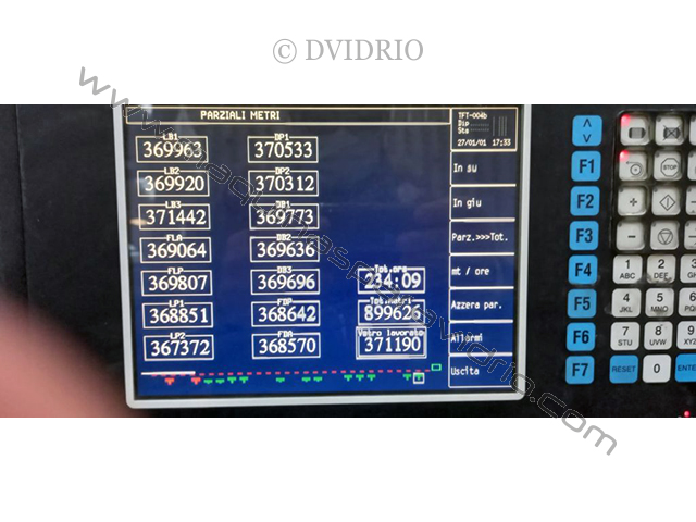 CANTEADORA RECTILINEA PARA VIDRIO BAVELLONI, ANGULO VARIABLE