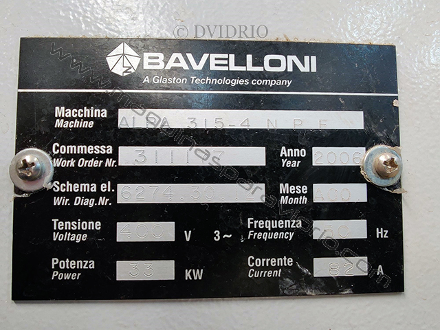 CNC HORIZONTAL PARA VIDRIO BAVELLONI