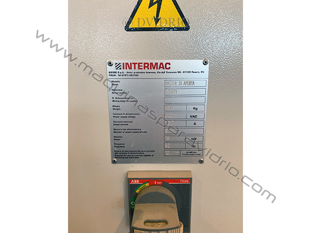 CNC PARA VIDRIO INTERMAC MASTER 33