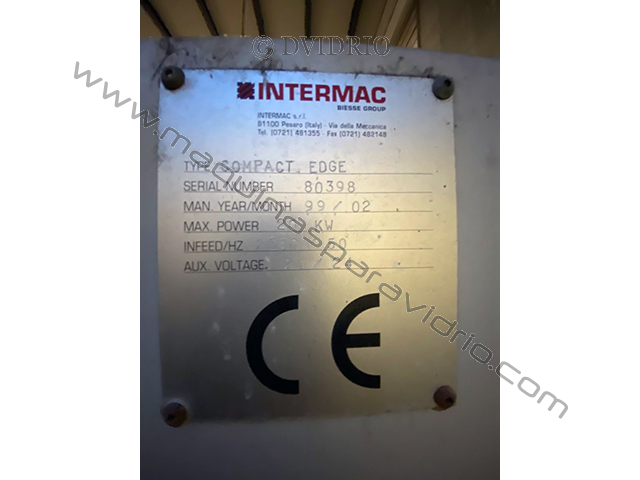 CNC PARA VIDRIO INTERMAC 3 EJES