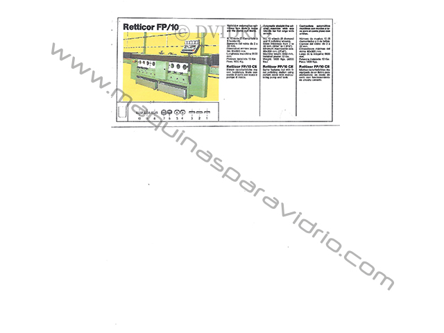 CANTEADORA RECTILINEA PARA VIDRIO ZANETTI