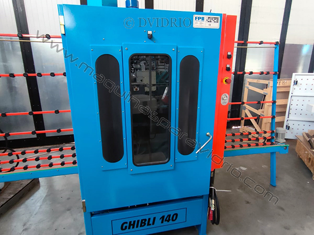 AUTOMATIC GLASS SANDBLASTING MACHINE FRATELLI PEZZA